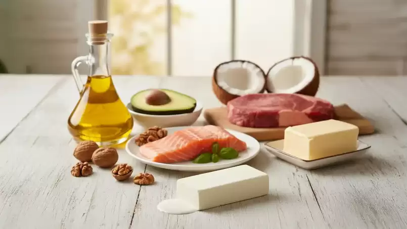 Typer av fetter: mättade, enkelomättade, fleromättade, hydrerade